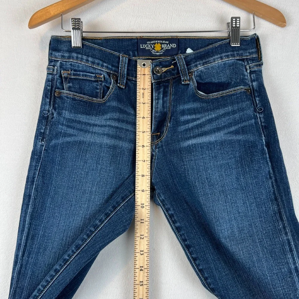 Lucky Brand Sofia Bootcut Jeans Dark Wash Denim Classic Style Womens 4‎ 27